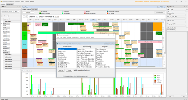 EDGEBI Screenshot - Resource Manager DB interface